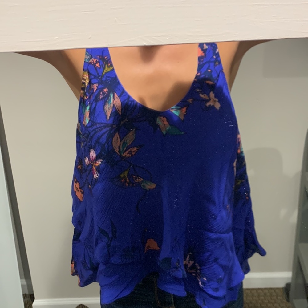 Free People Floral Tank
